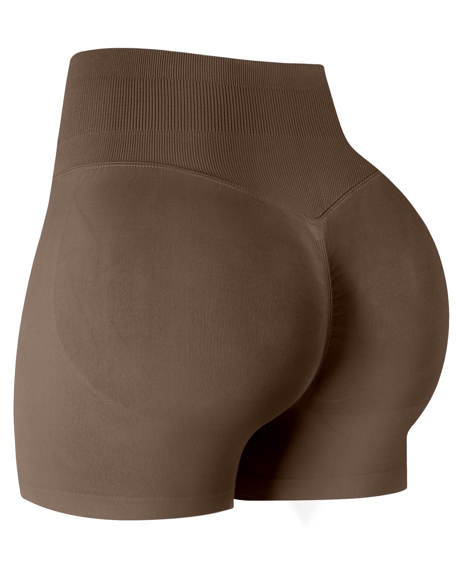 ATHVOTAR Workout Gym Shorts Women, High Waisted Seamless Butt Lifting Scrunch Butt Sports Shorts