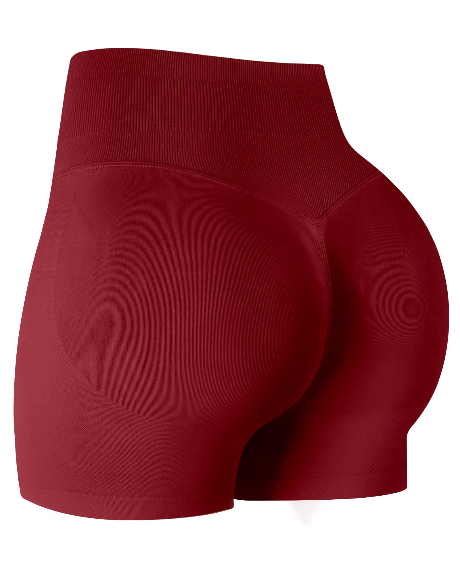 ATHVOTAR Workout Gym Shorts Women, High Waisted Seamless Butt Lifting Scrunch Butt Sports Shorts