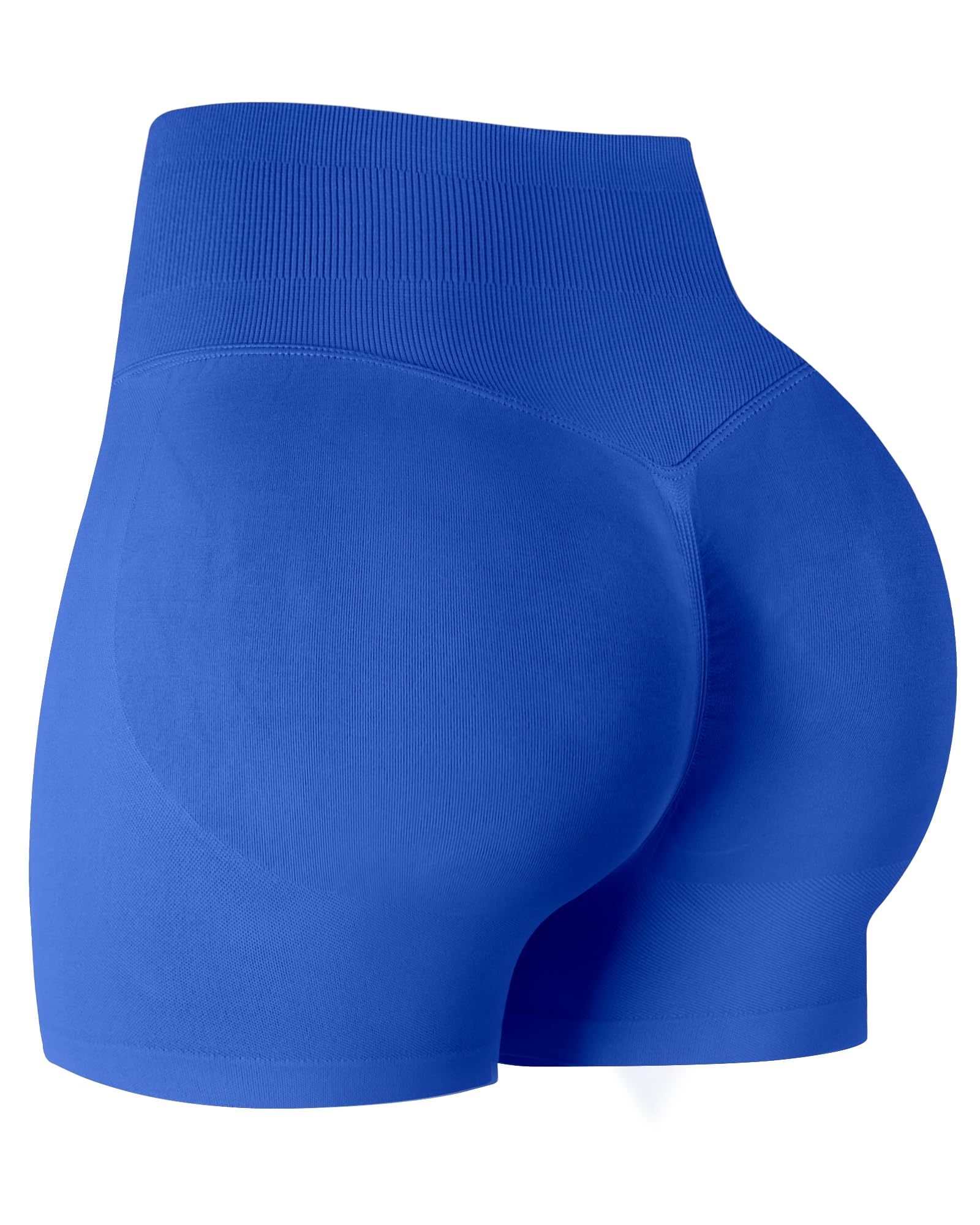 ATHVOTAR Workout Gym Shorts Women, High Waisted Seamless Butt Lifting Scrunch Butt Sports Shorts