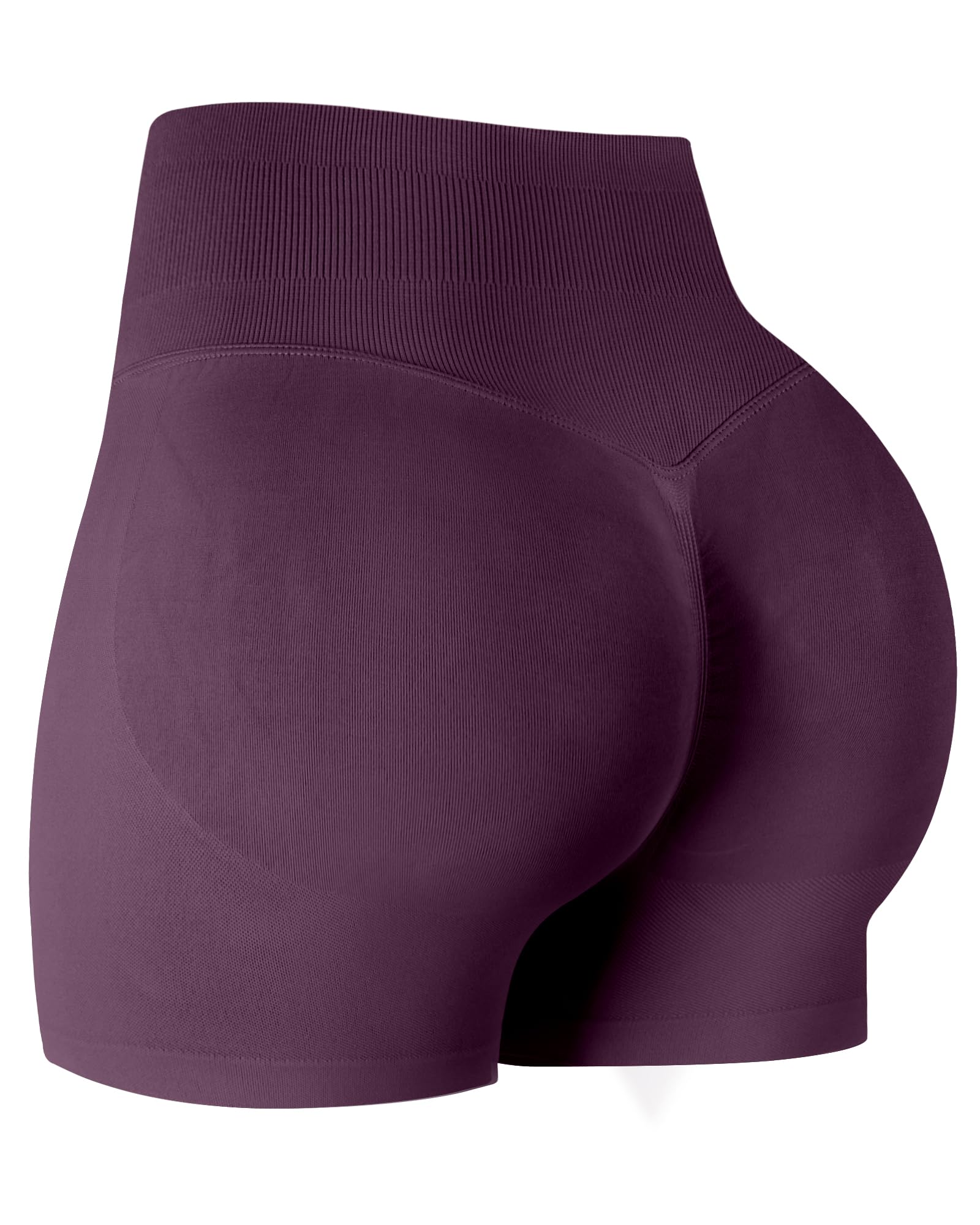 ATHVOTAR Workout Gym Shorts Women, High Waisted Seamless Butt Lifting Scrunch Butt Sports Shorts